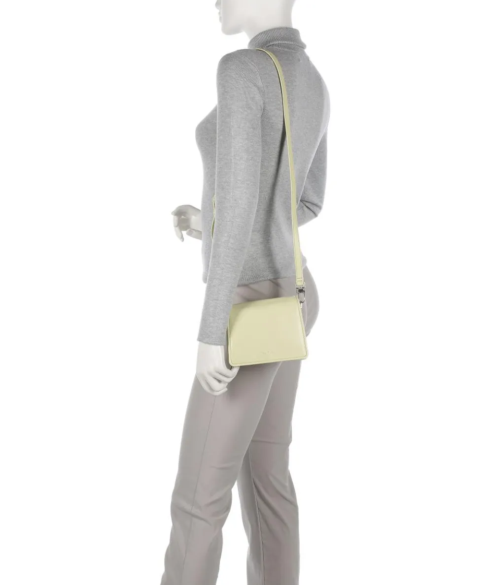 Maryse Schultertasche weiches Rindsleder hellgrün