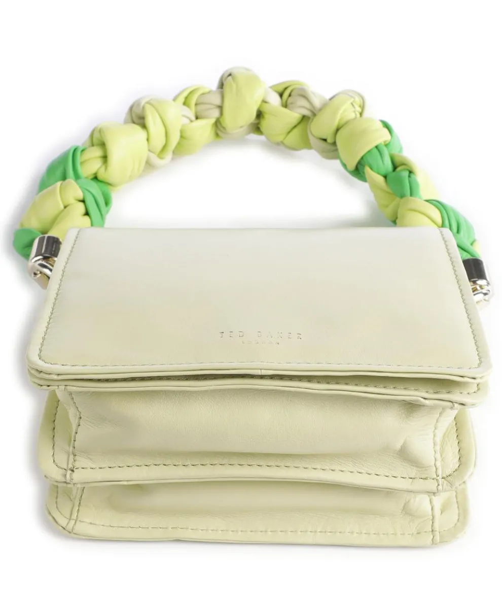 Maryse Schultertasche weiches Rindsleder hellgrün