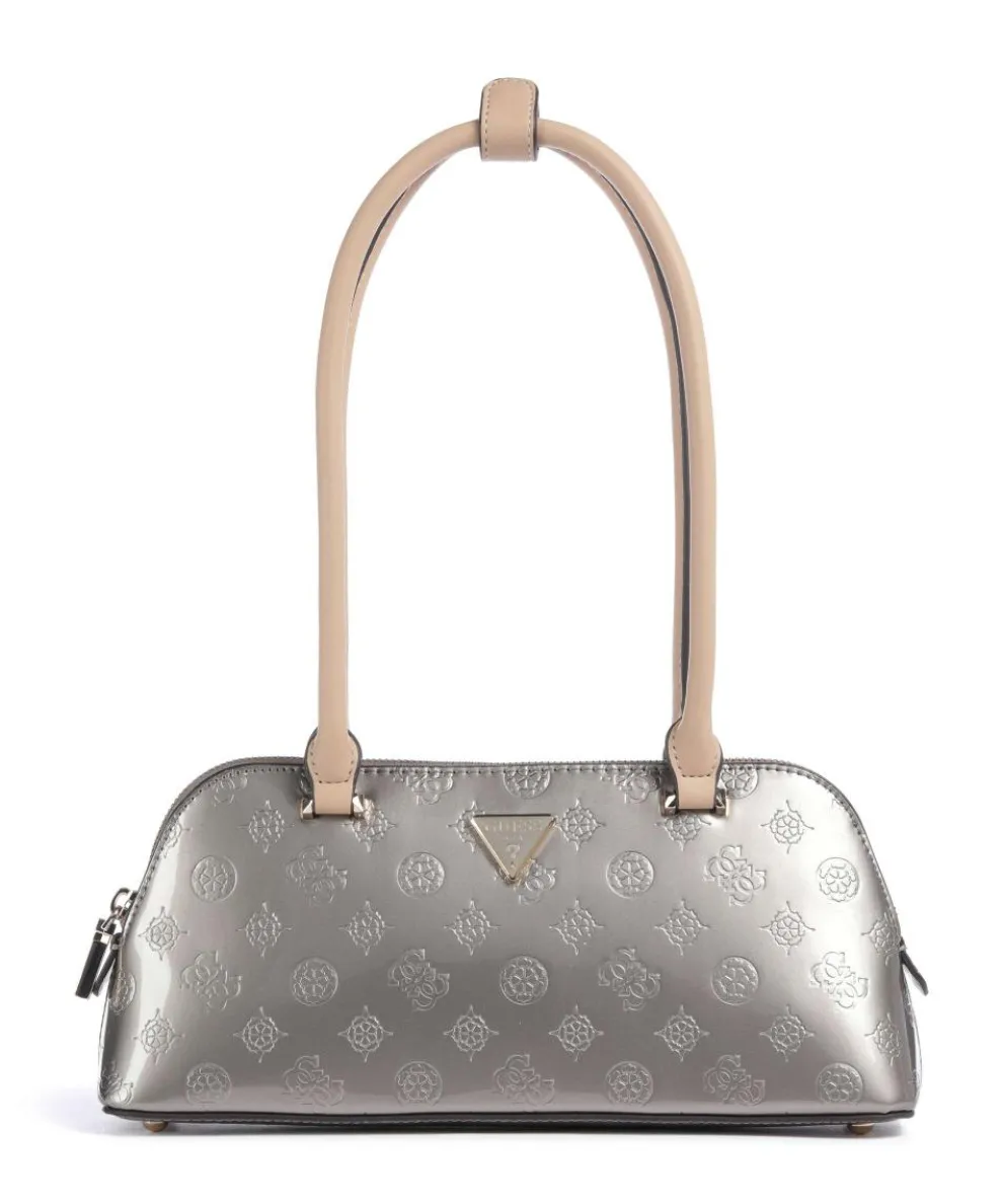 Arnela Schultertasche Lederimitat platin