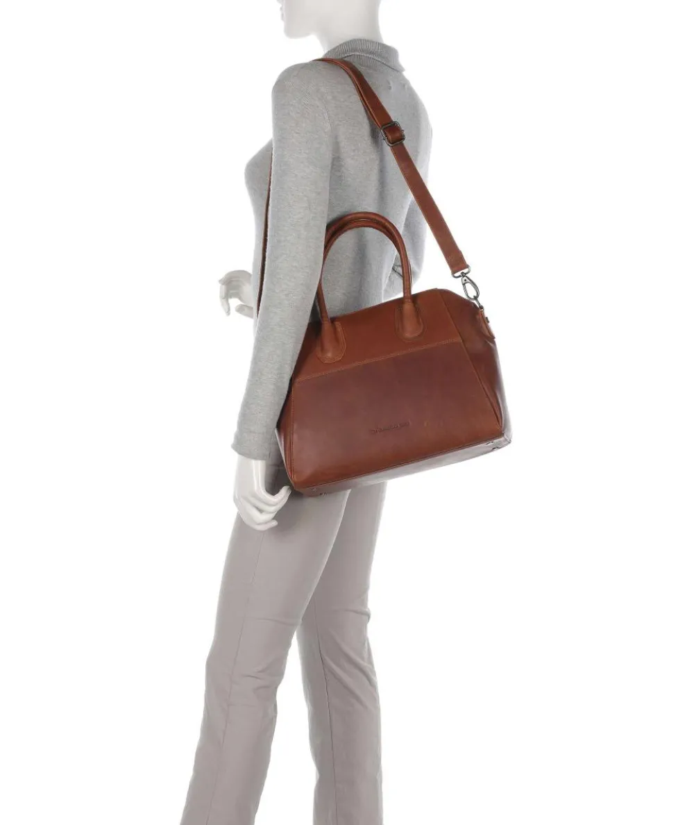 Marsala Handtasche 10″ Pull-Up Rindsleder cognac