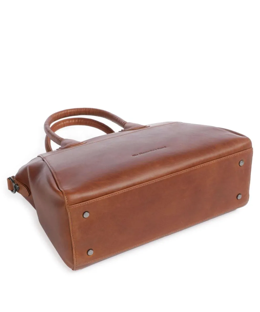 Marsala Handtasche 10″ Pull-Up Rindsleder cognac