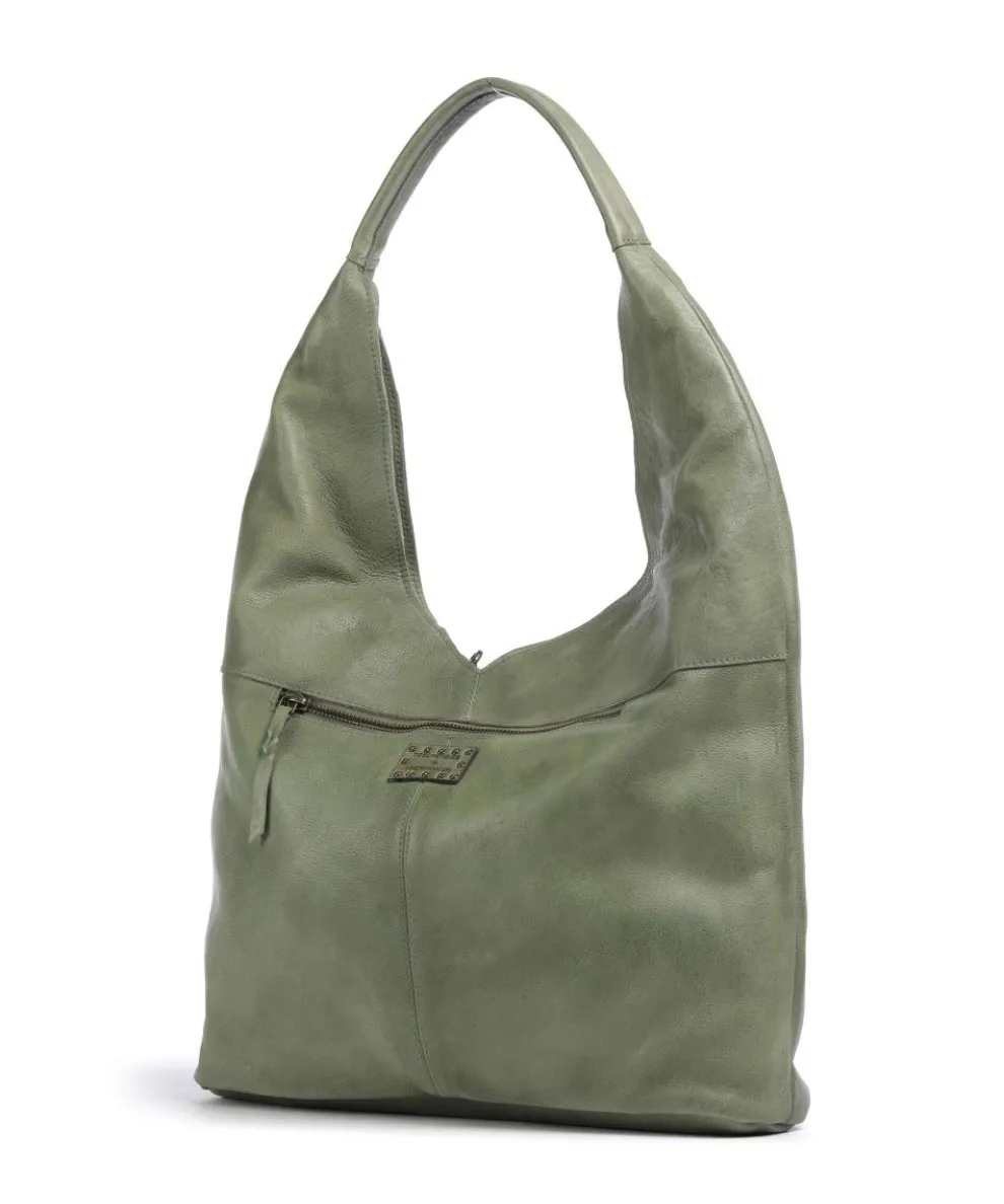 Lachnerstrasse 5 Shopper genarbtes Rindsleder grün