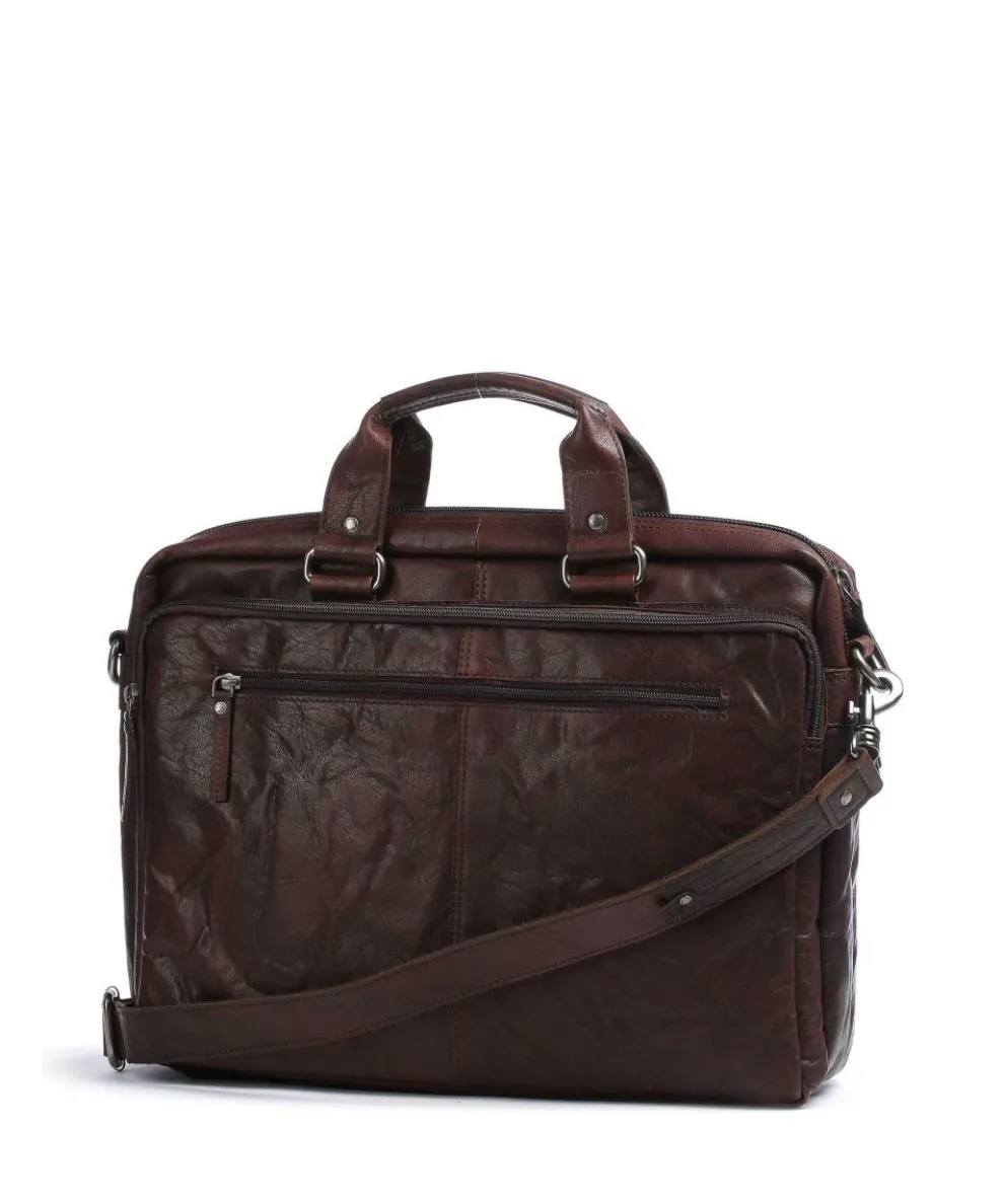 Bronco Aktentasche 15″ Büffelleder dunkelbraun