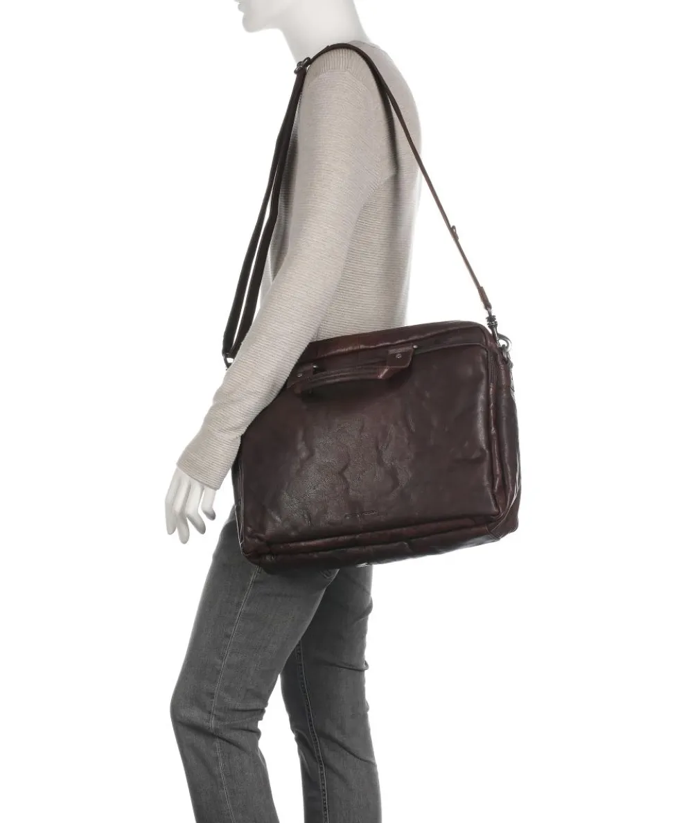 Bronco Aktentasche 15″ Büffelleder dunkelbraun