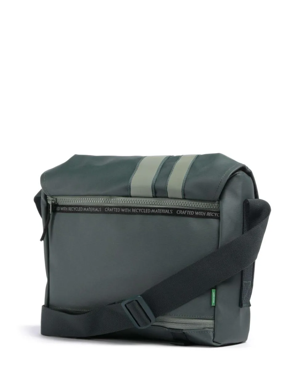 Vanuatu Umhängetasche recyceltes Polyester dunkelgrün