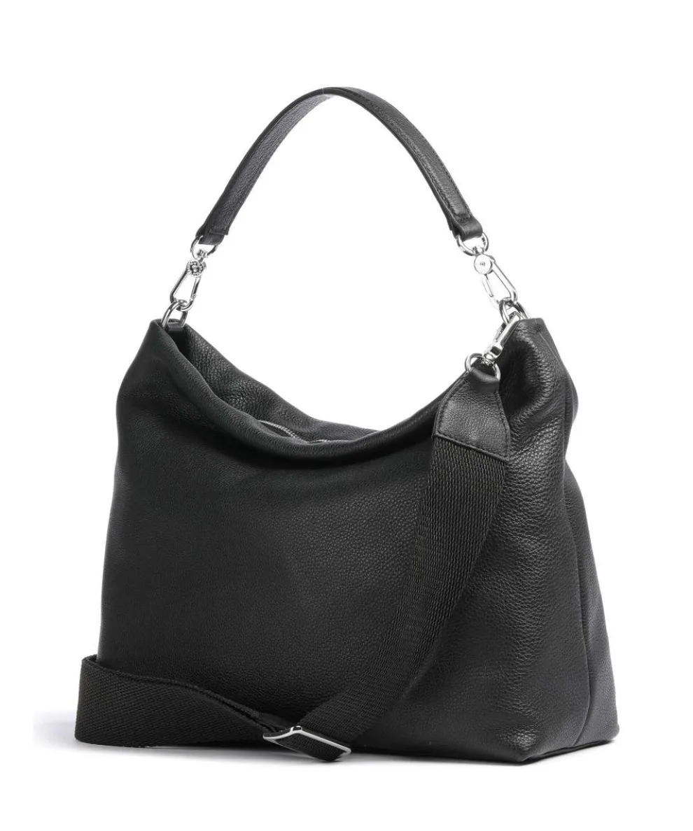 Dalia Kaia Beuteltasche weiches Rindsleder schwarz