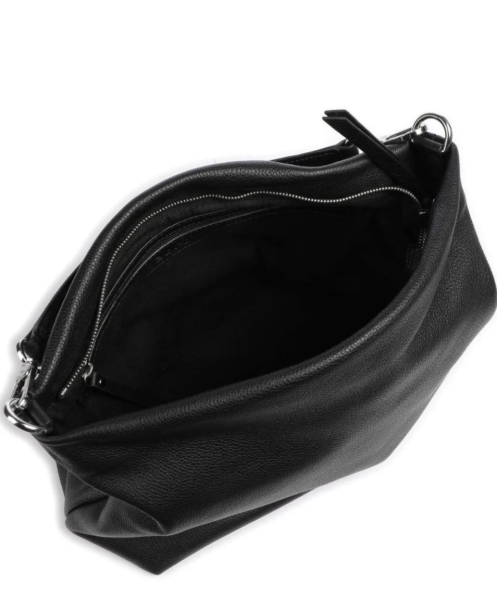 Dalia Kaia Beuteltasche weiches Rindsleder schwarz