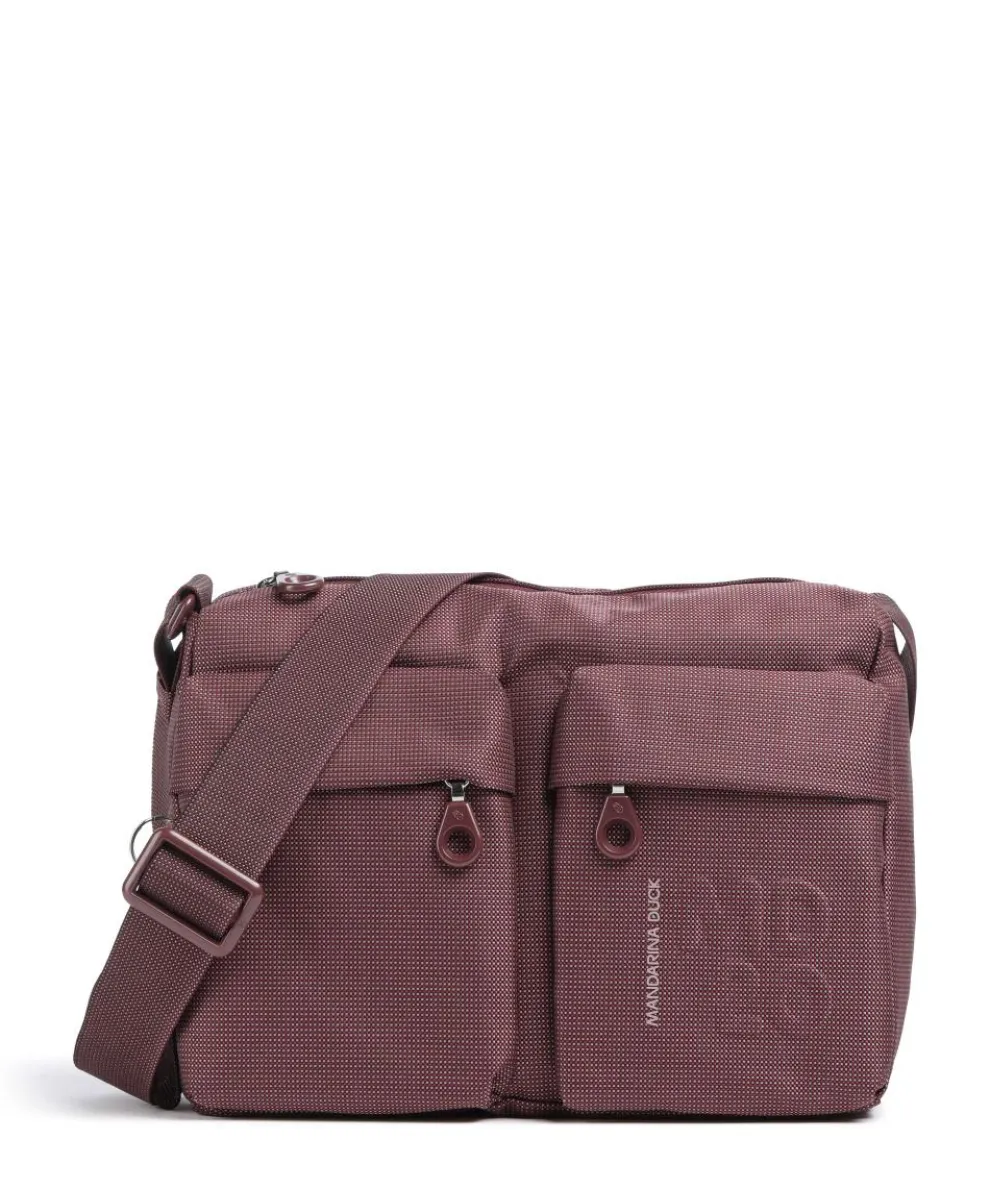 MD20 Schultertasche Polyester brombeer