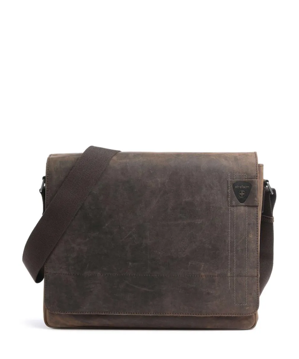 Richmond Aktentasche 14″ Leder dunkelbraun