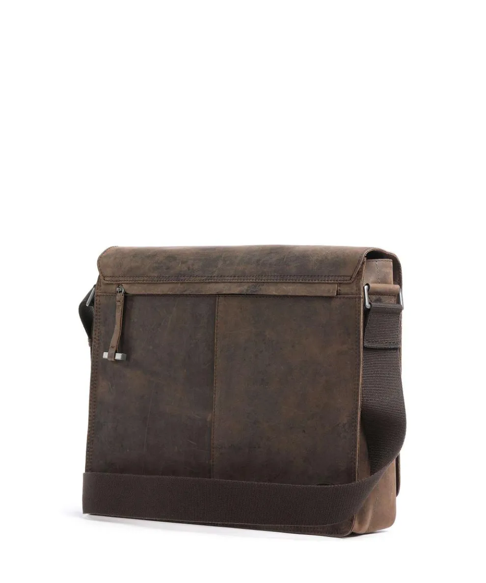 Richmond Aktentasche 14″ Leder dunkelbraun