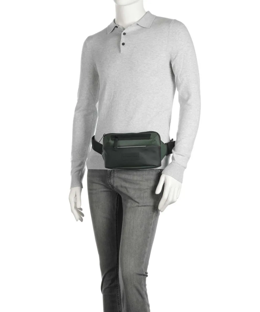 Urban Eco Gürteltasche recyceltes Polyester, Polyurethane dunkelgrün