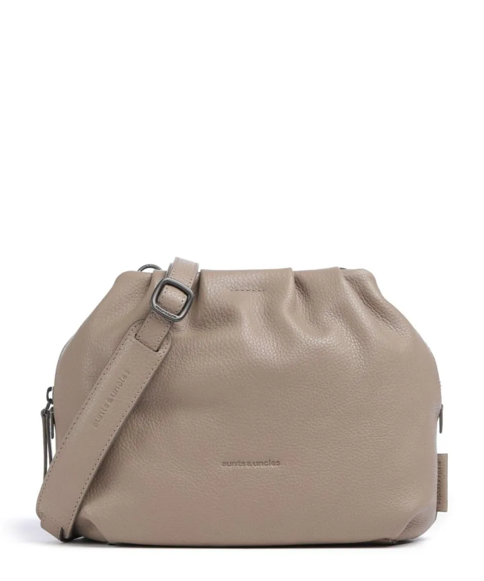 Philocalists Honey Umhängetasche genarbtes Leder beige
