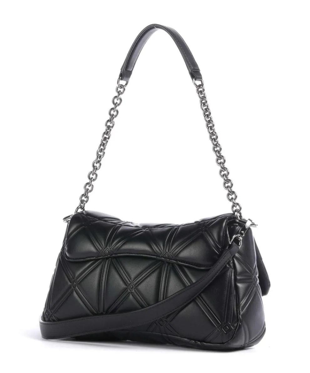 Cassandra Schultertasche Lederimitat schwarz