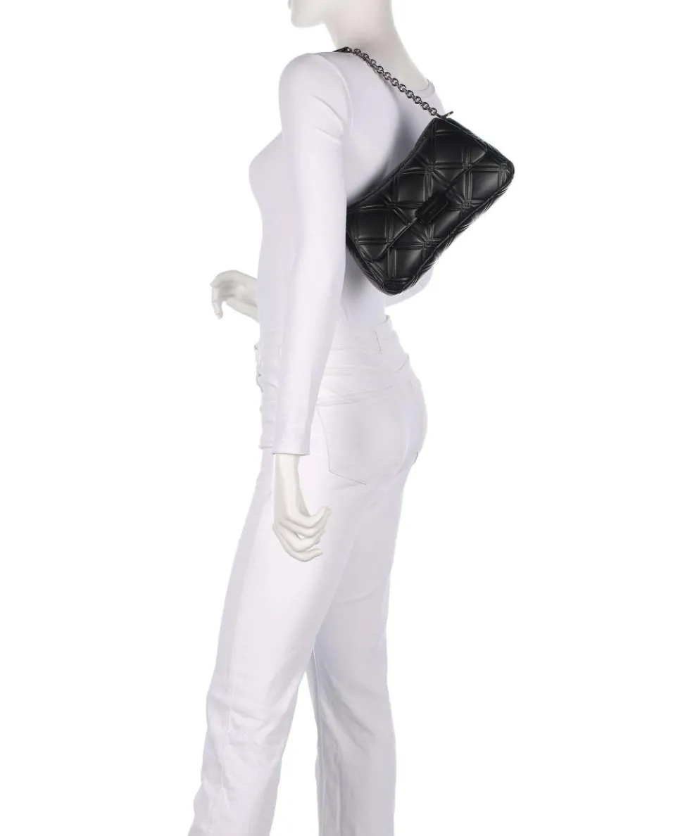 Cassandra Schultertasche Lederimitat schwarz