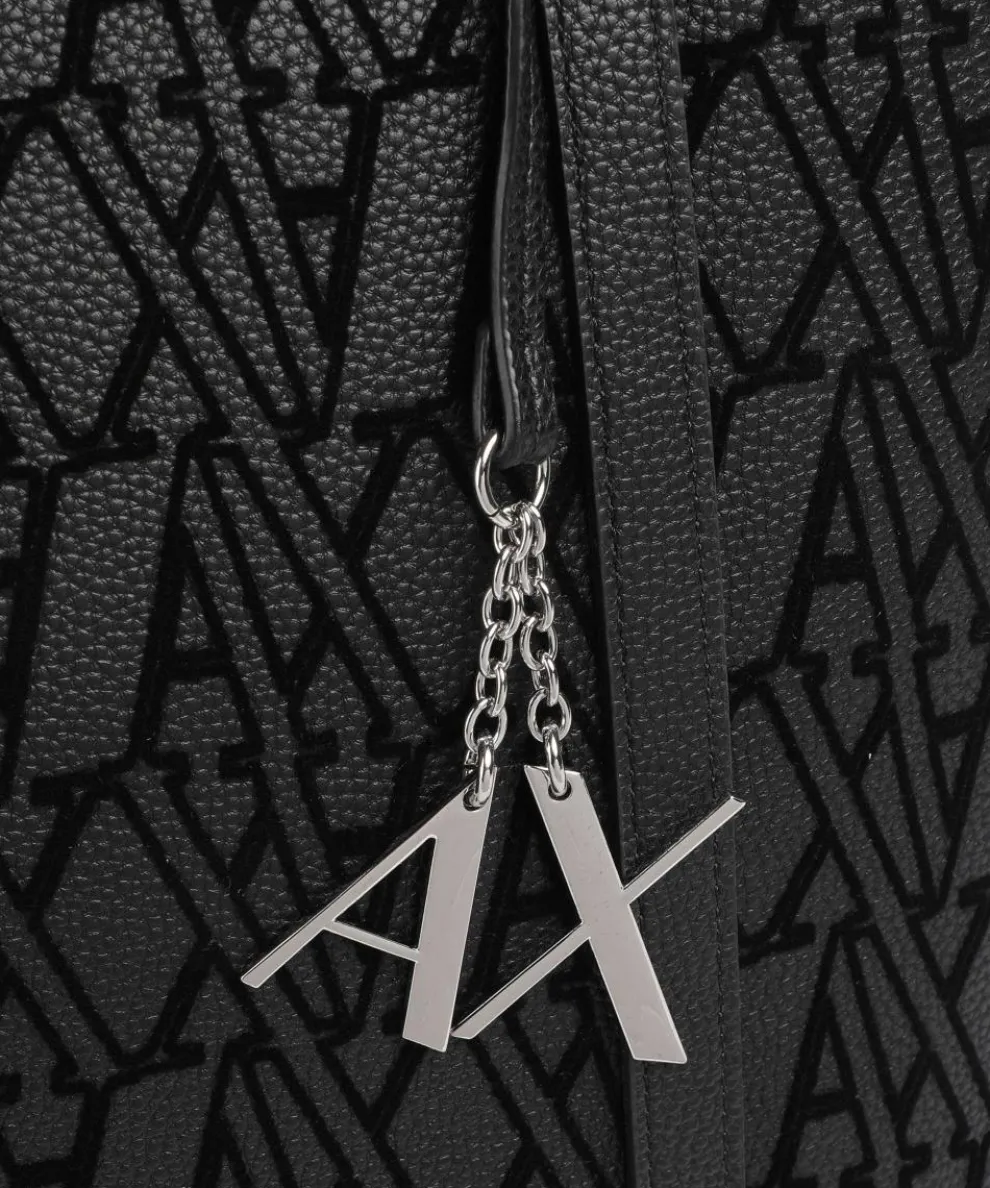 Silvye Shopper Lederimitat schwarz