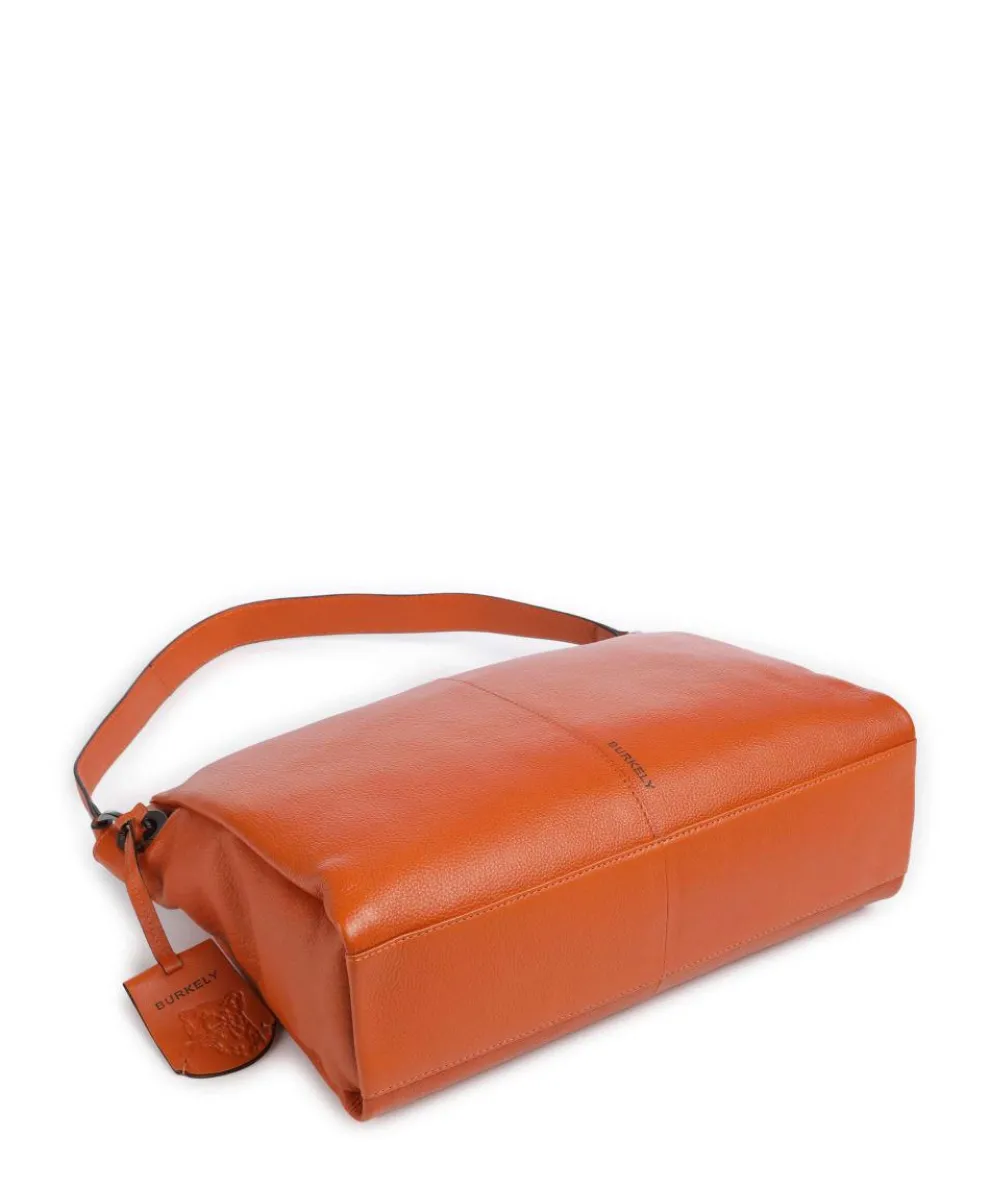 Radiant Raeven Schultertasche genarbtes Rindsleder orange