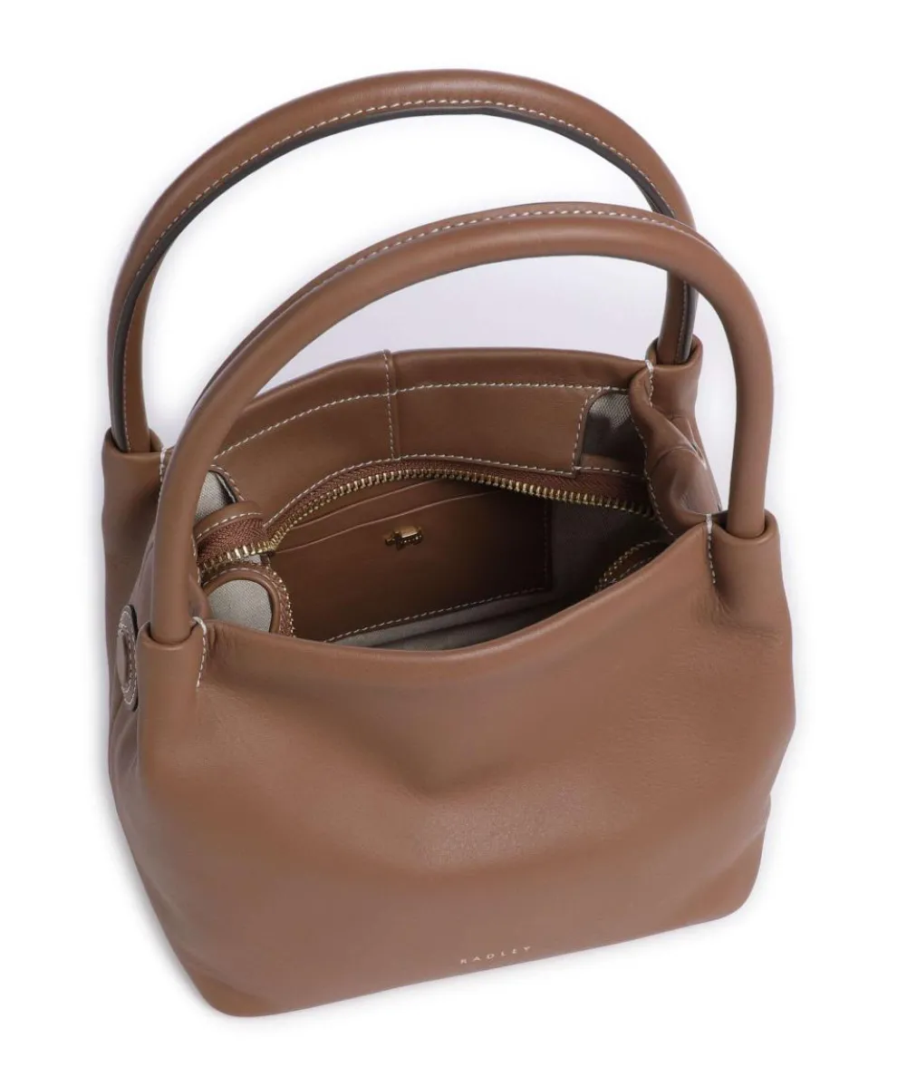 Ivydale Road Handtasche genarbtes Rindsleder braun