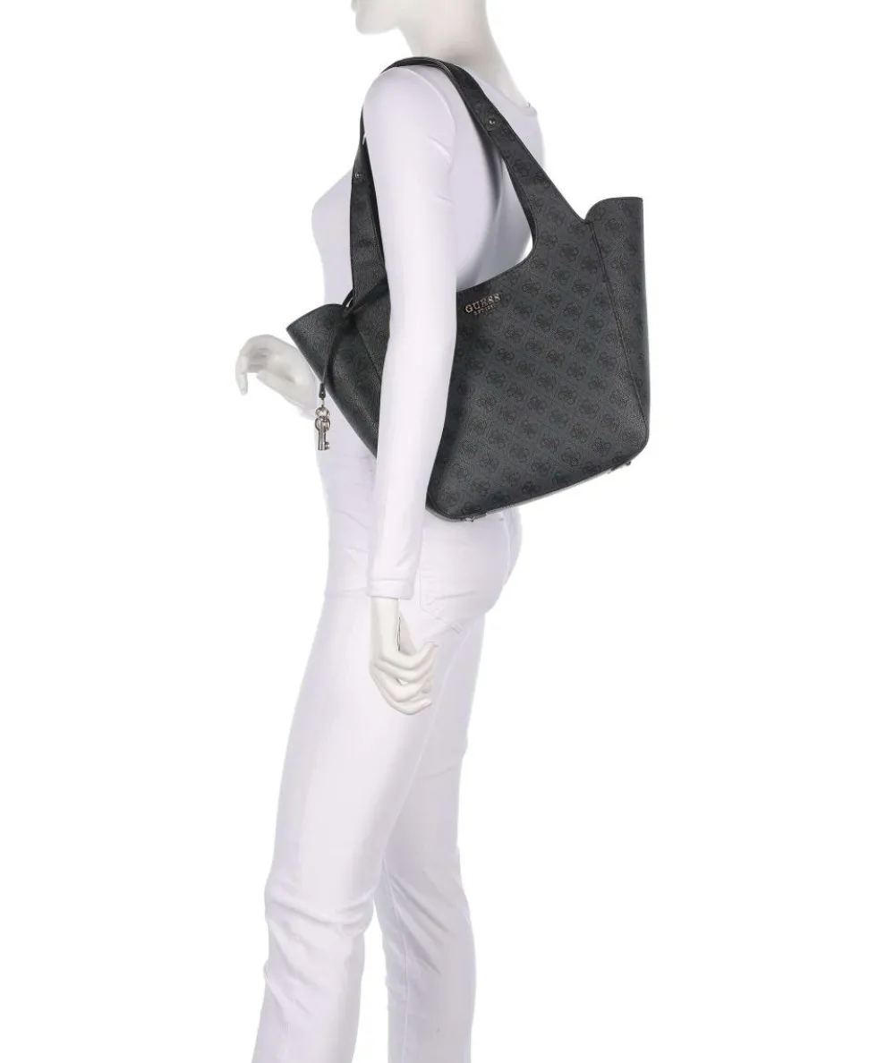 Calista Shopper Lederimitat anthrazit