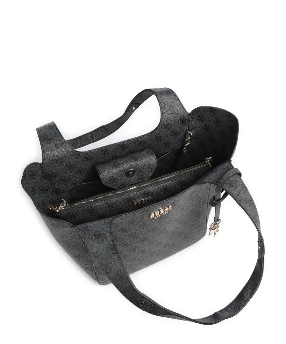 Calista Shopper Lederimitat anthrazit