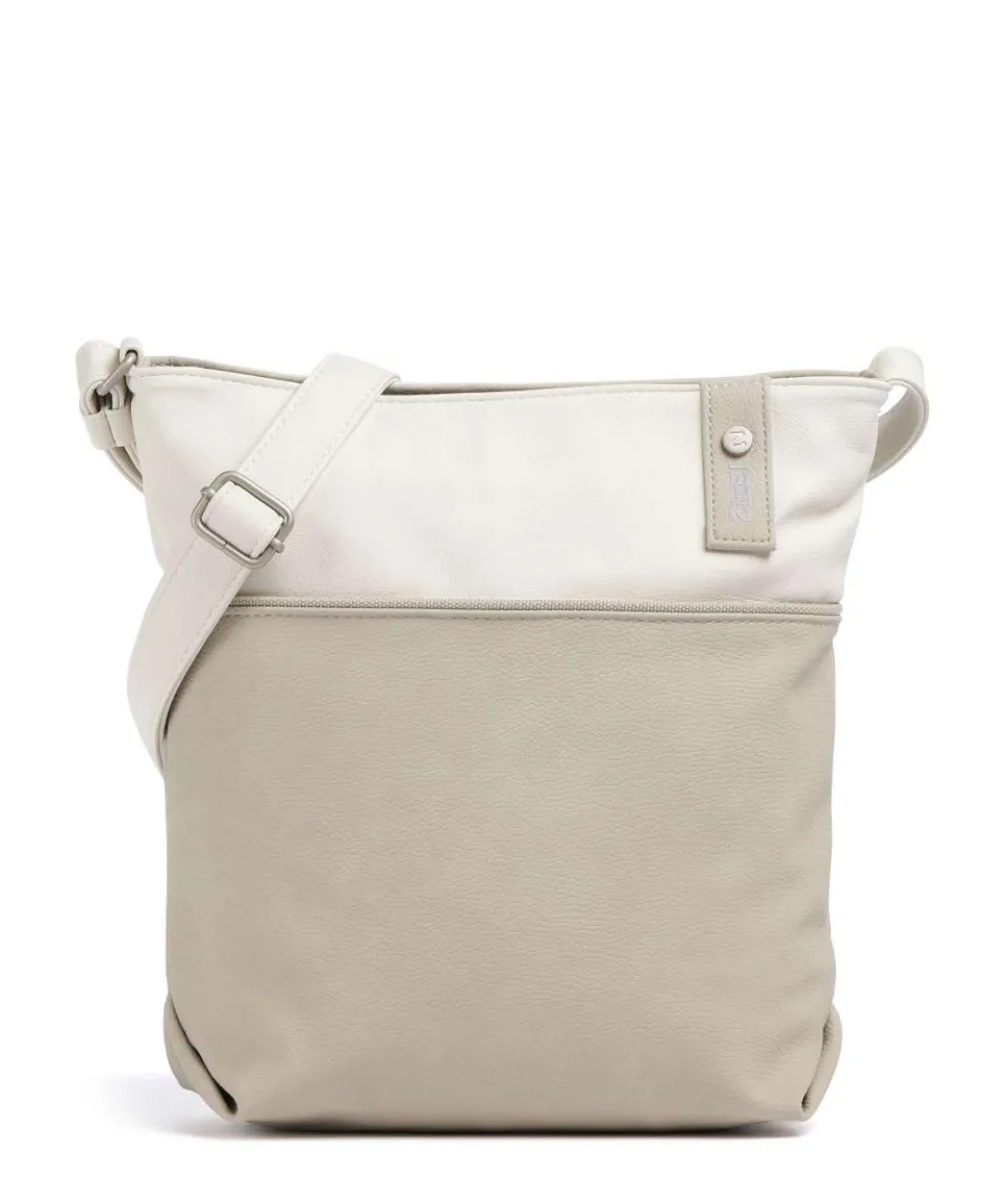 Jana J10 Schultertasche Lederimitat beige