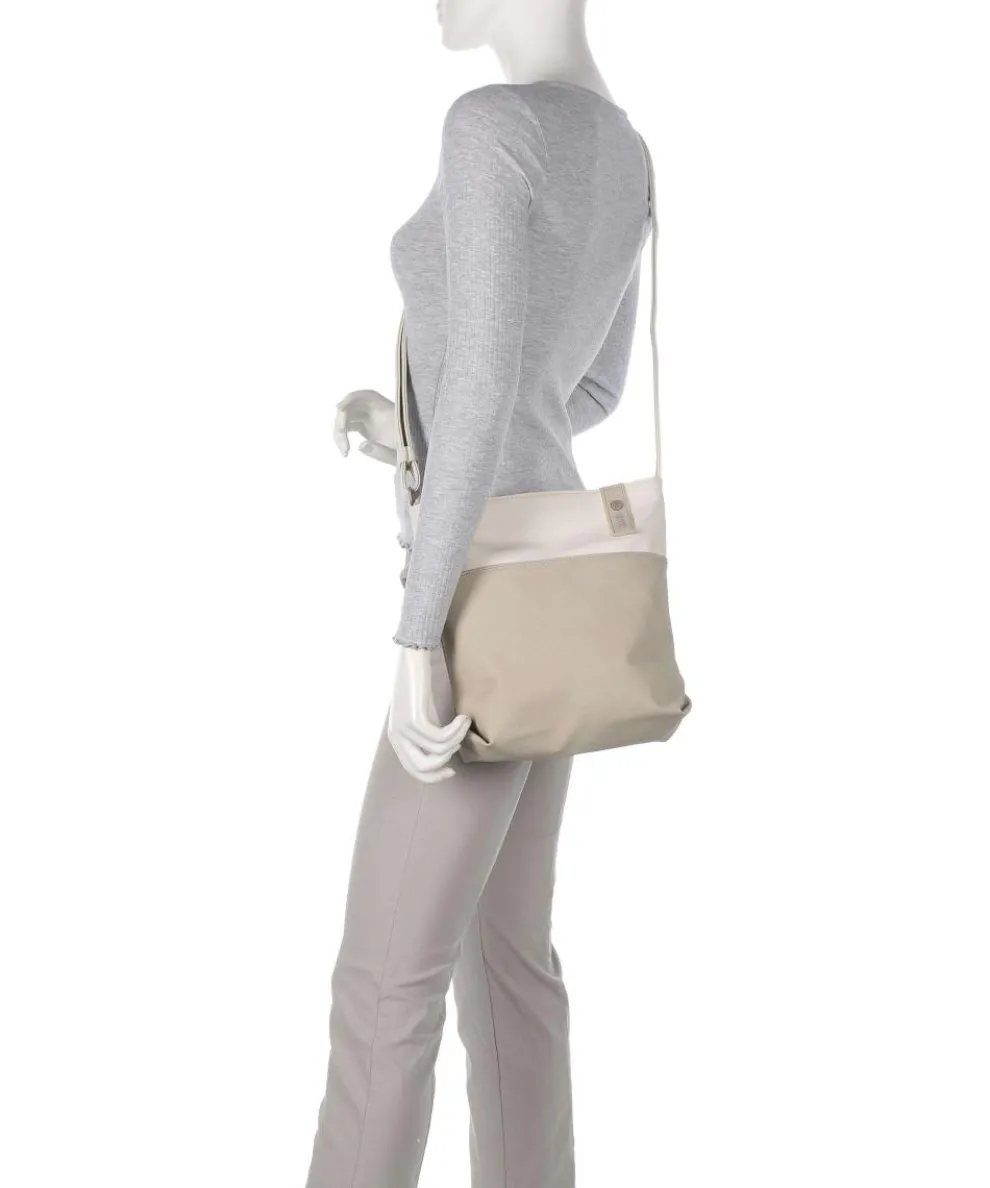 Jana J10 Schultertasche Lederimitat beige