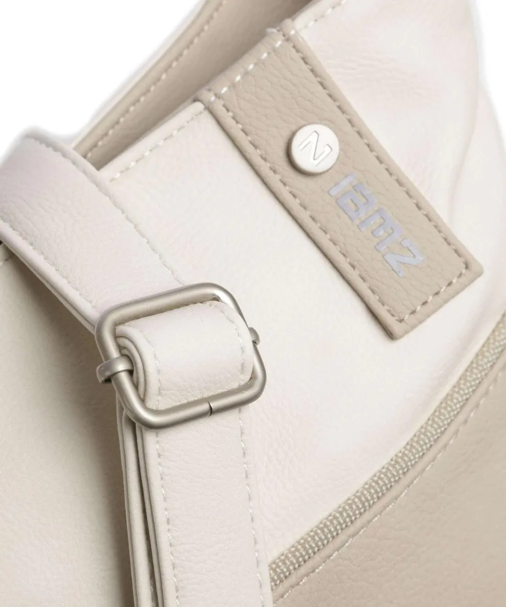 Jana J10 Schultertasche Lederimitat beige