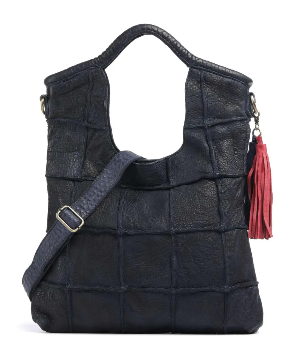 Malvengasse 1 Shopper Schafsleder navy