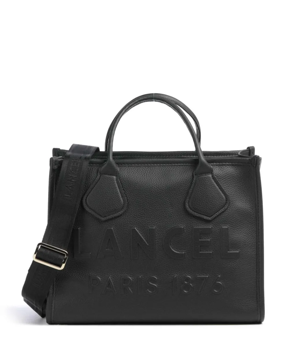 Jour M Handtasche genarbtes Rindsleder schwarz