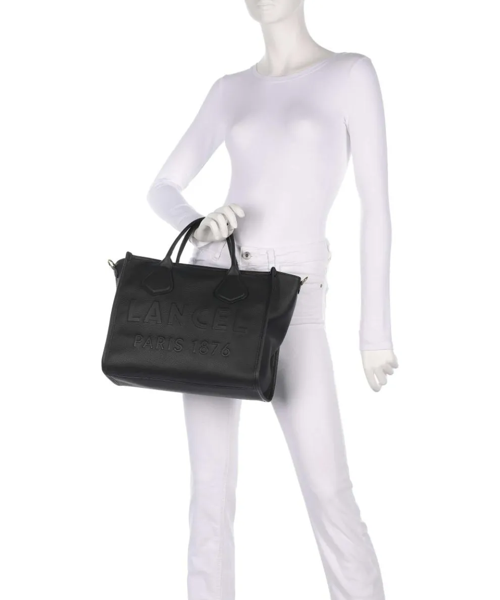 Jour M Handtasche genarbtes Rindsleder schwarz