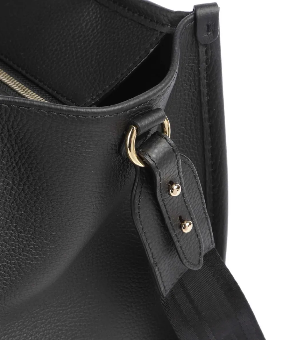 Jour M Handtasche genarbtes Rindsleder schwarz