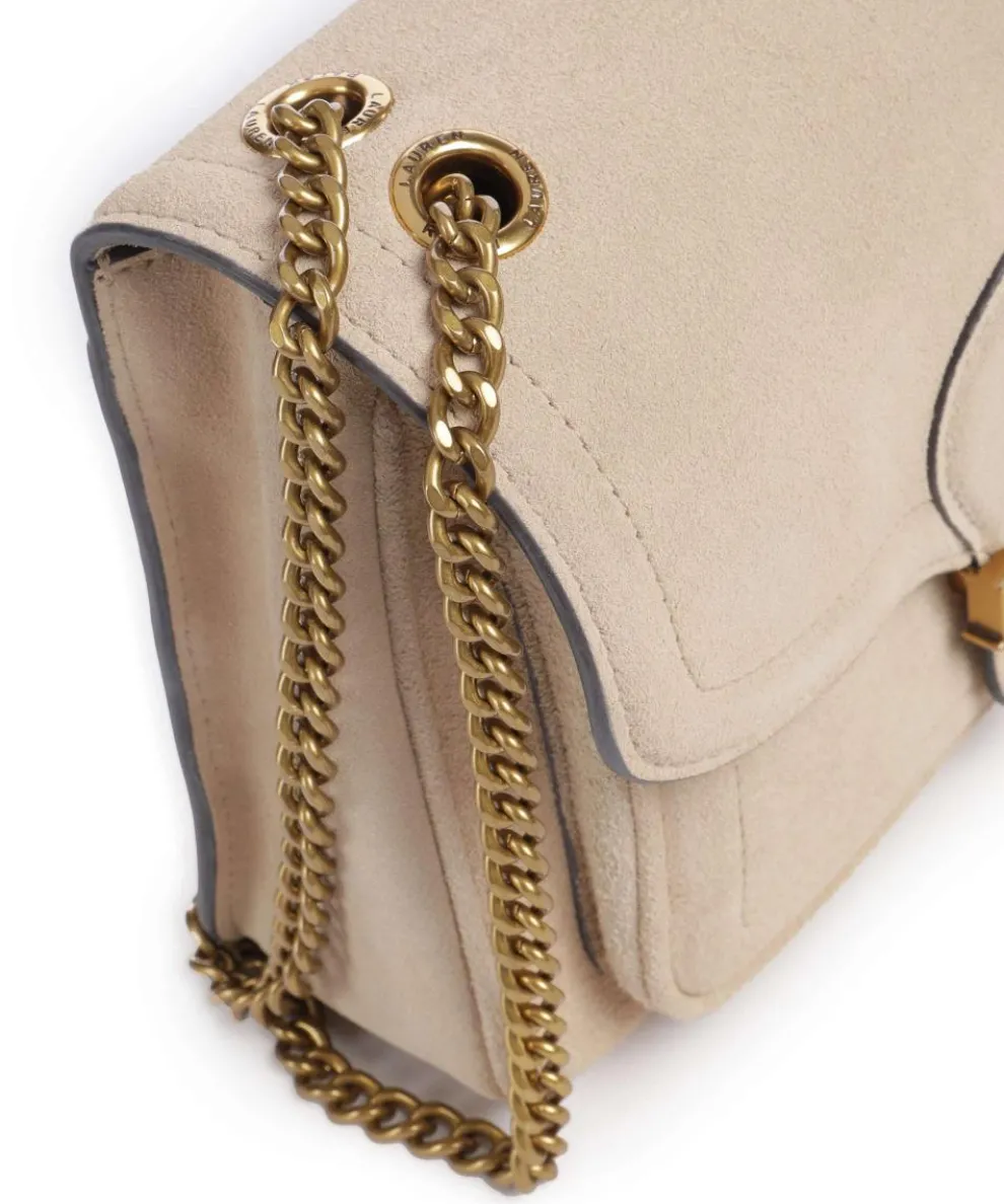 Bradley Small Schultertasche aufgerautes Rindsleder sand