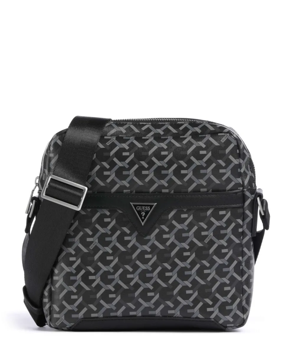 Torino Umhängetasche Lederimitat schwarz