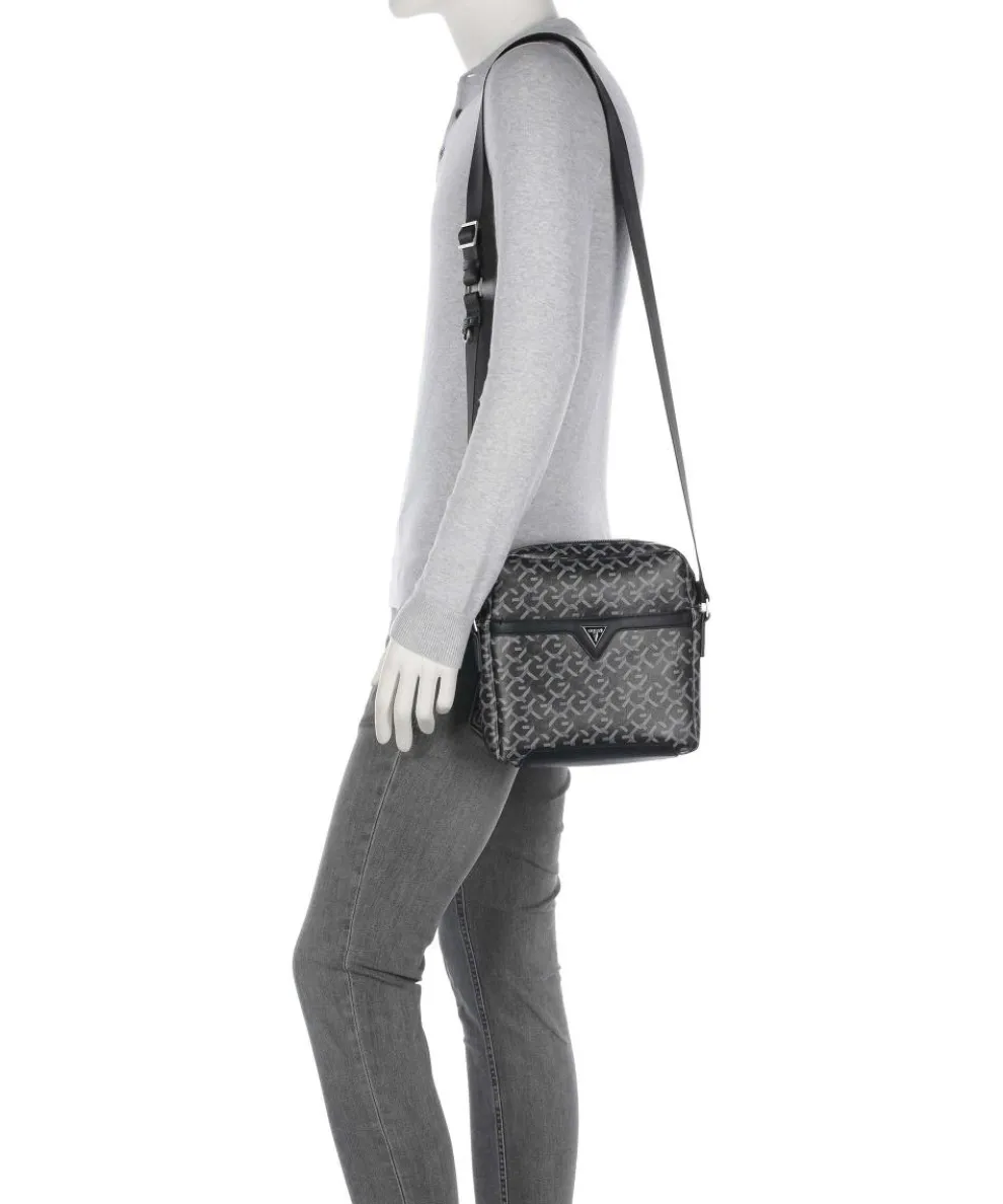 Torino Umhängetasche Lederimitat schwarz