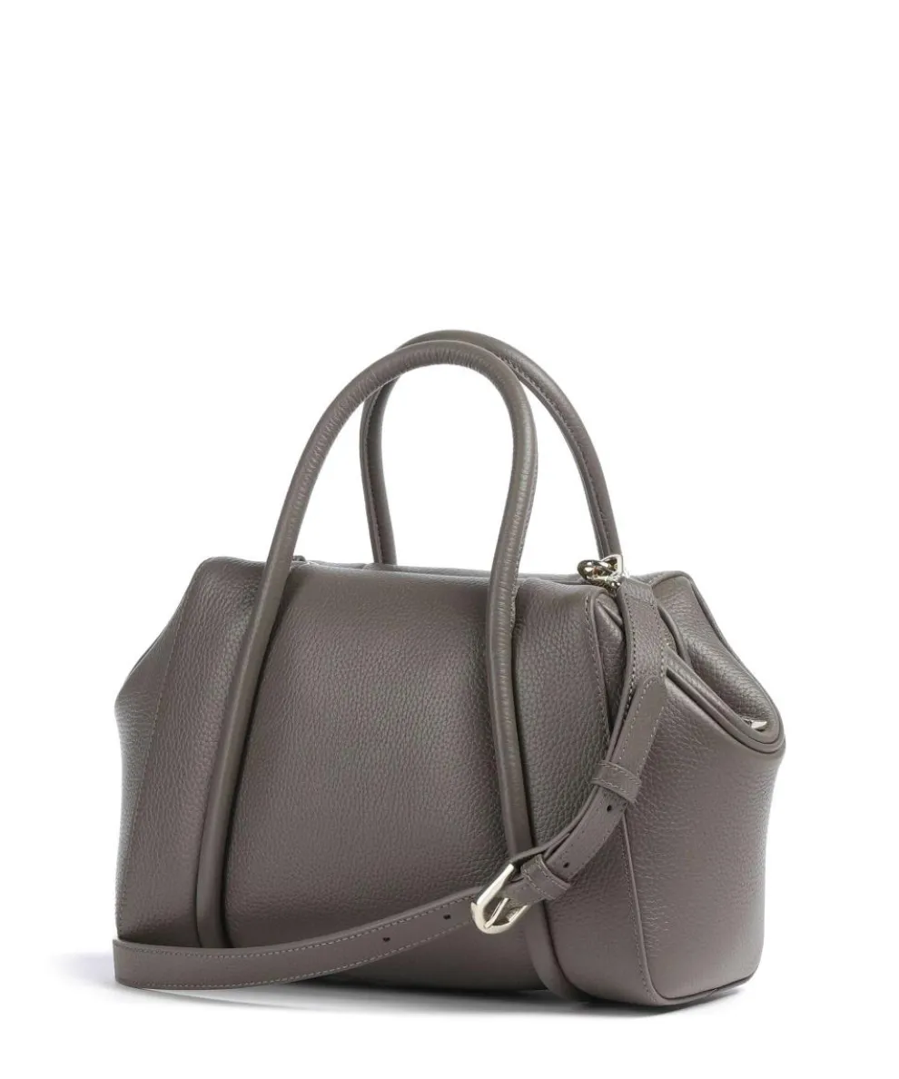 Juliette S Handtasche genarbtes Rindsleder taupe