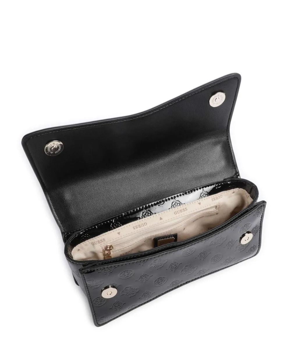 Gerty Peony Schultertasche Lederimitat schwarz