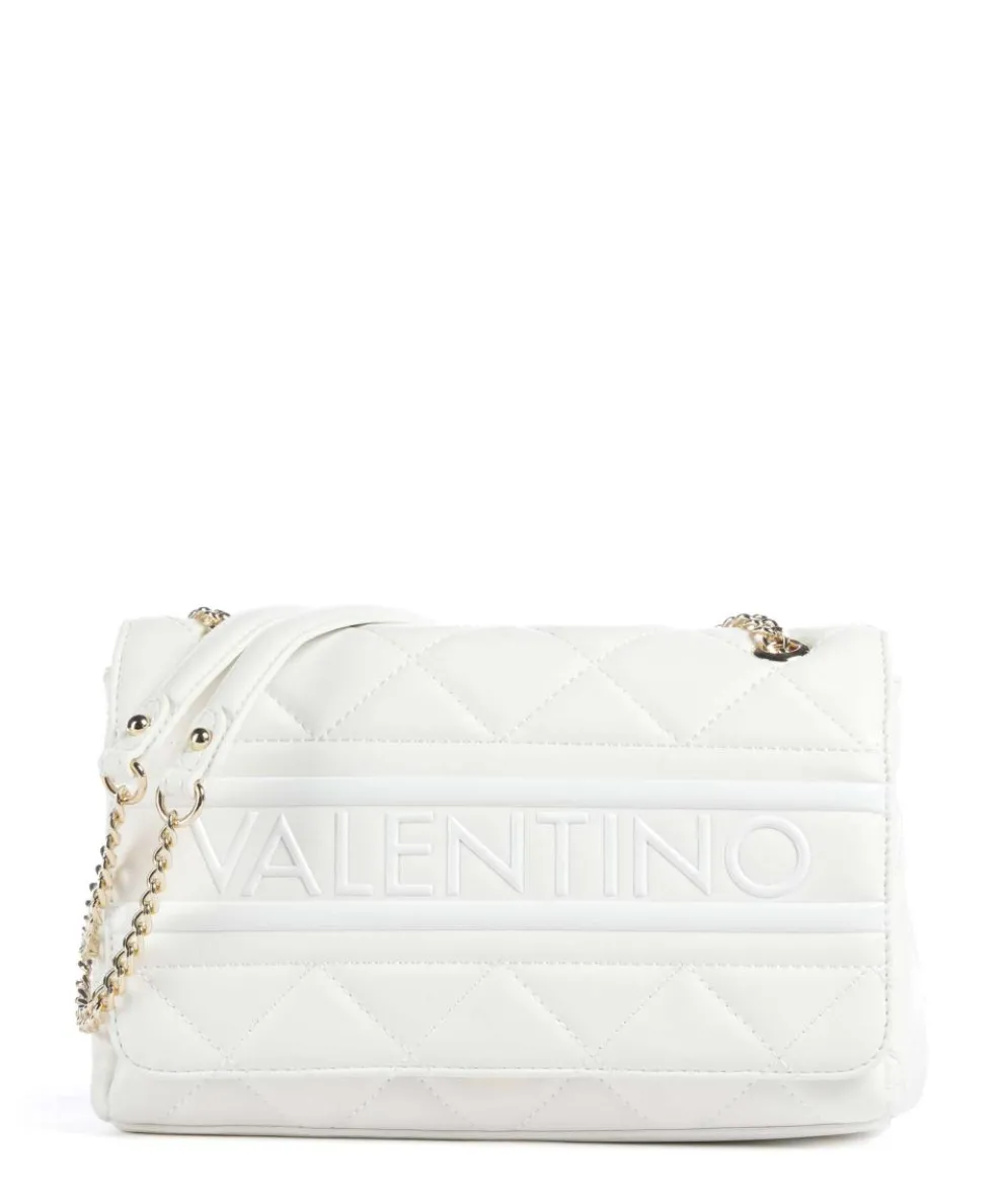 Ada Schultertasche Lederimitat weiß