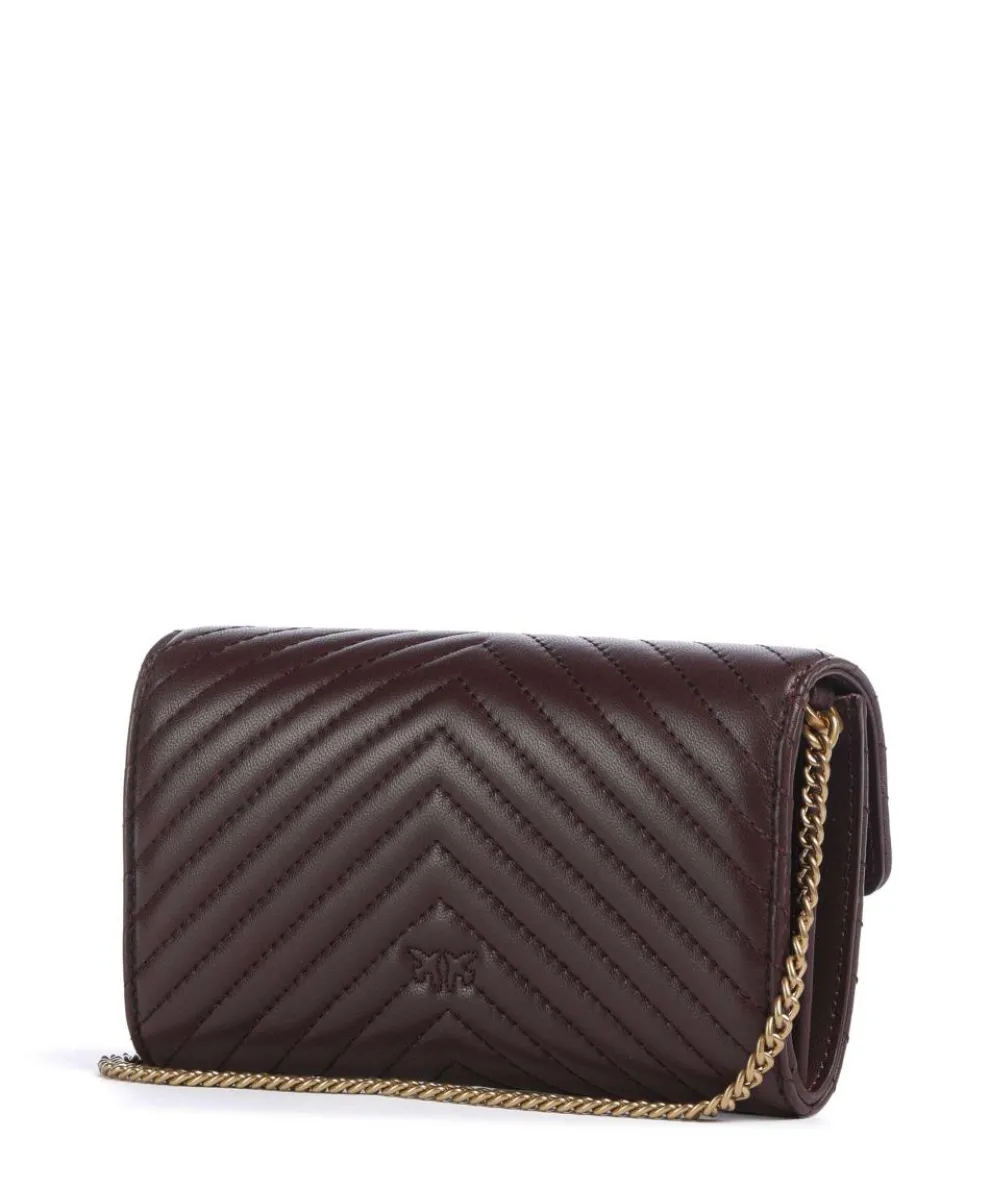 Love One Geldbörse fein genarbtes Rindsleder bordeaux