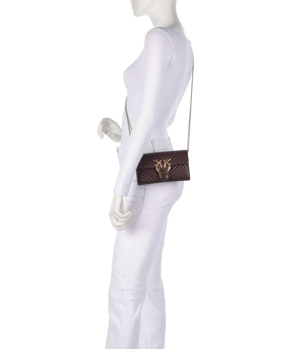 Love One Geldbörse fein genarbtes Rindsleder bordeaux