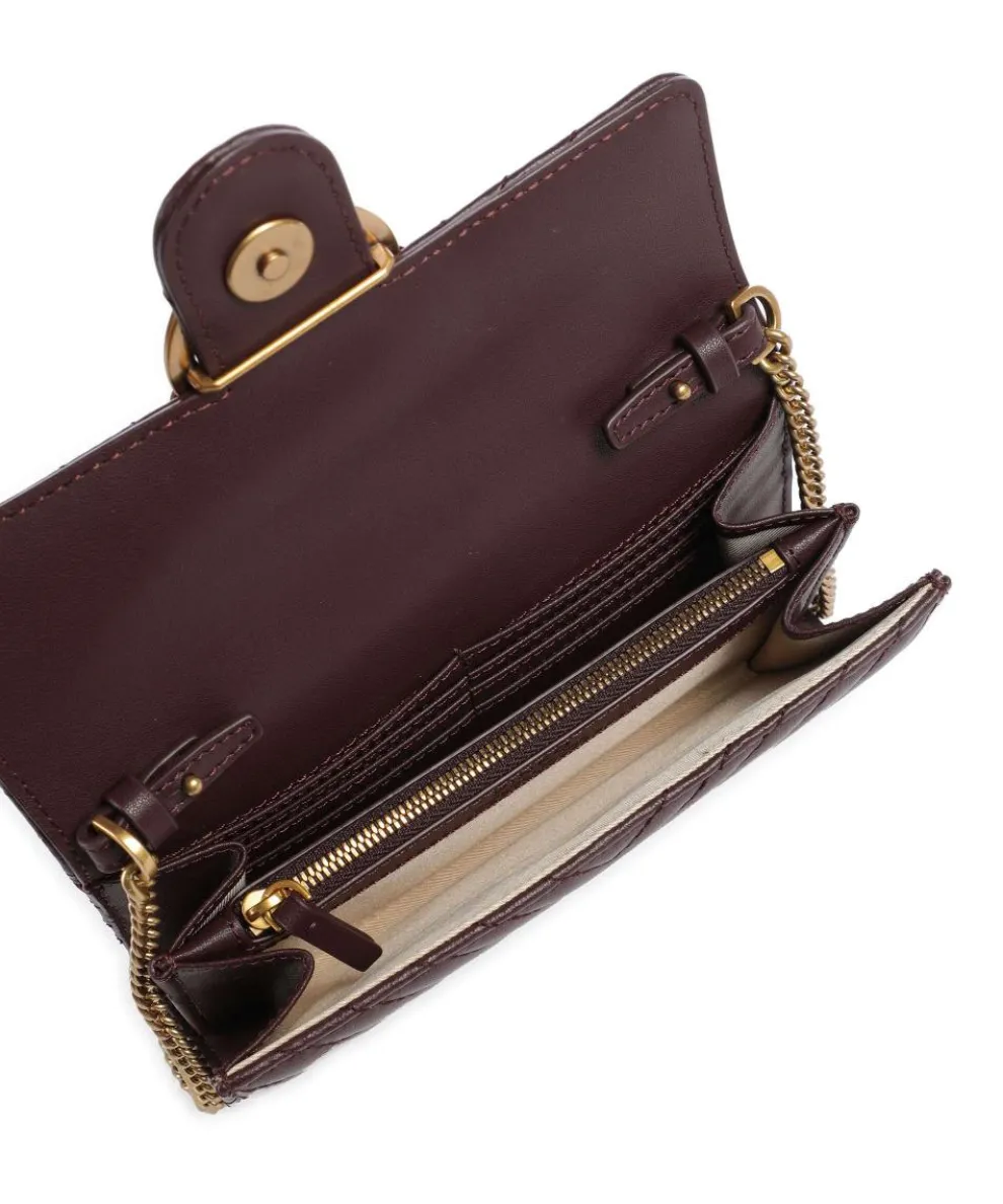 Love One Geldbörse fein genarbtes Rindsleder bordeaux