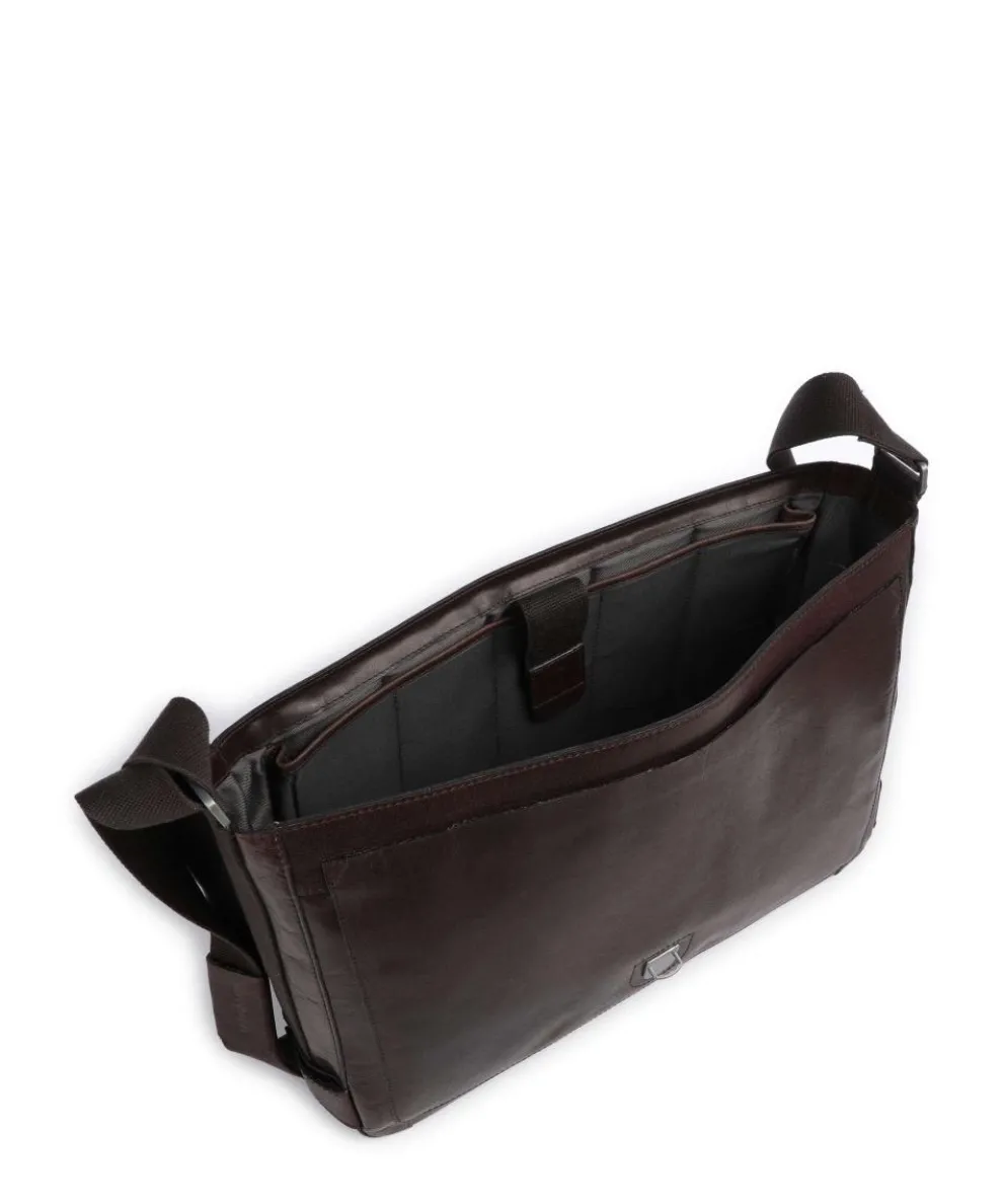 Abbey Aktentasche 14″ Büffelleder dunkelbraun