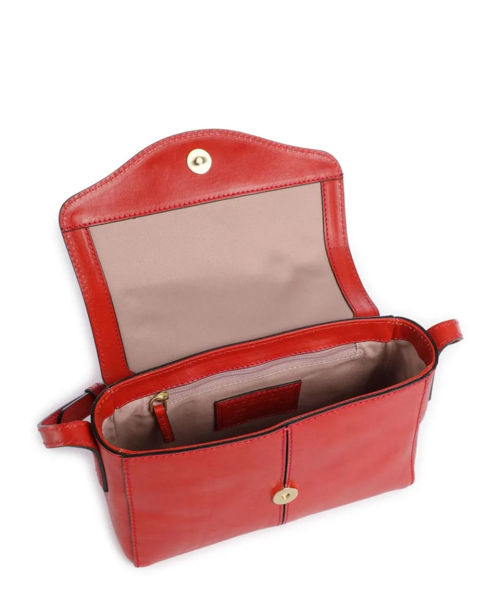 Gloria Umhängetasche Rindsleder rot