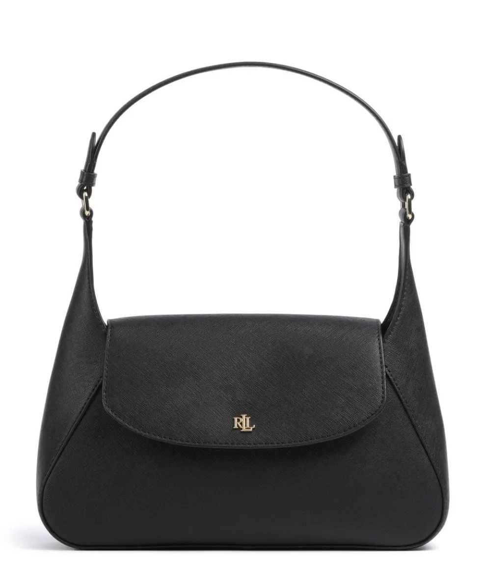 Schylar Medium Schultertasche Rindsleder schwarz