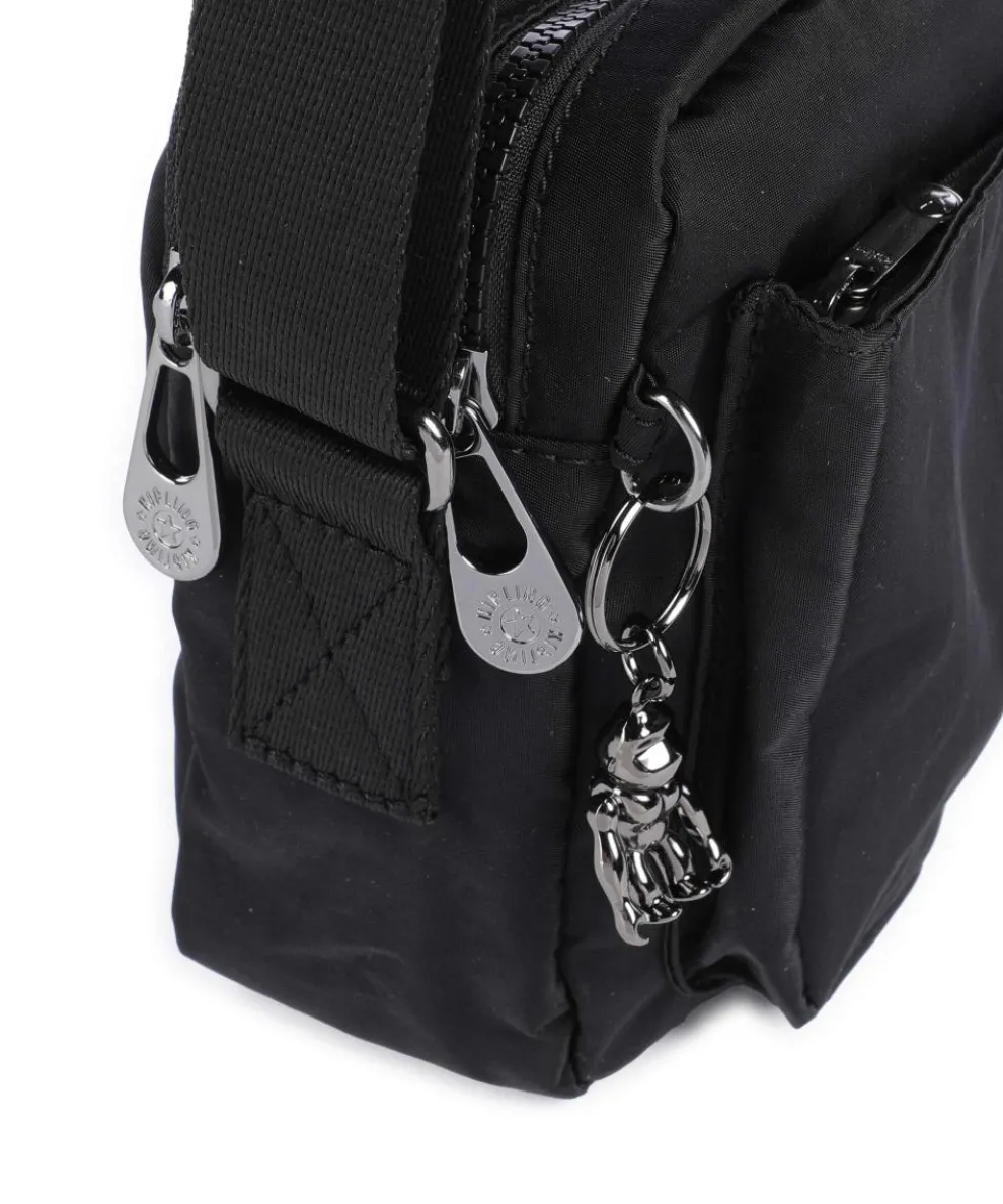 Elevated Abanu M Umhängetasche recyceltes Polyamid schwarz