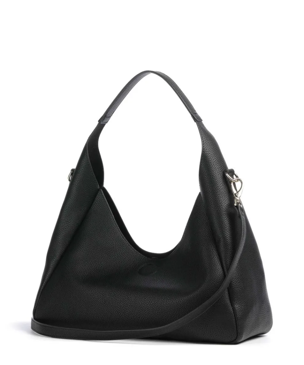 Futura Beuteltasche Lederimitat schwarz