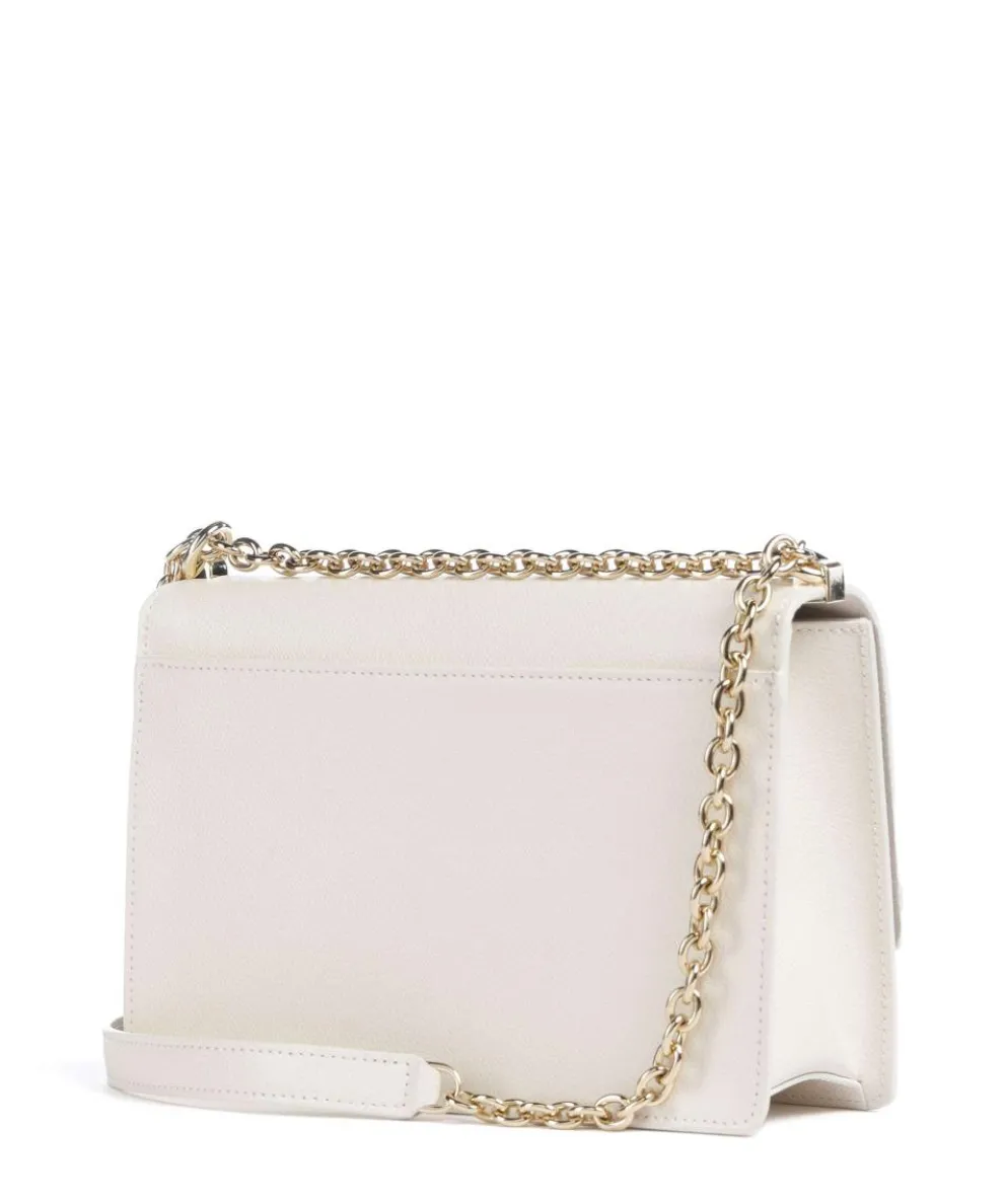 1927 S Schultertasche genarbtes Leder weiß