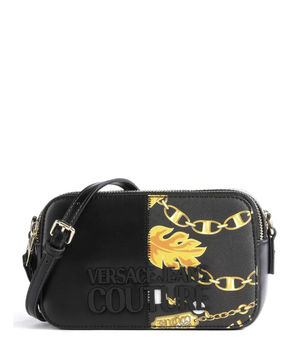 Rock Cut Umhängetasche Lederimitat schwarz