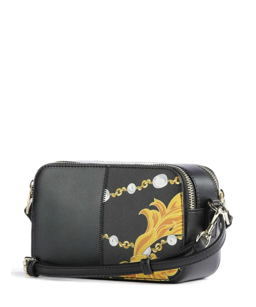 Rock Cut Umhängetasche Lederimitat schwarz