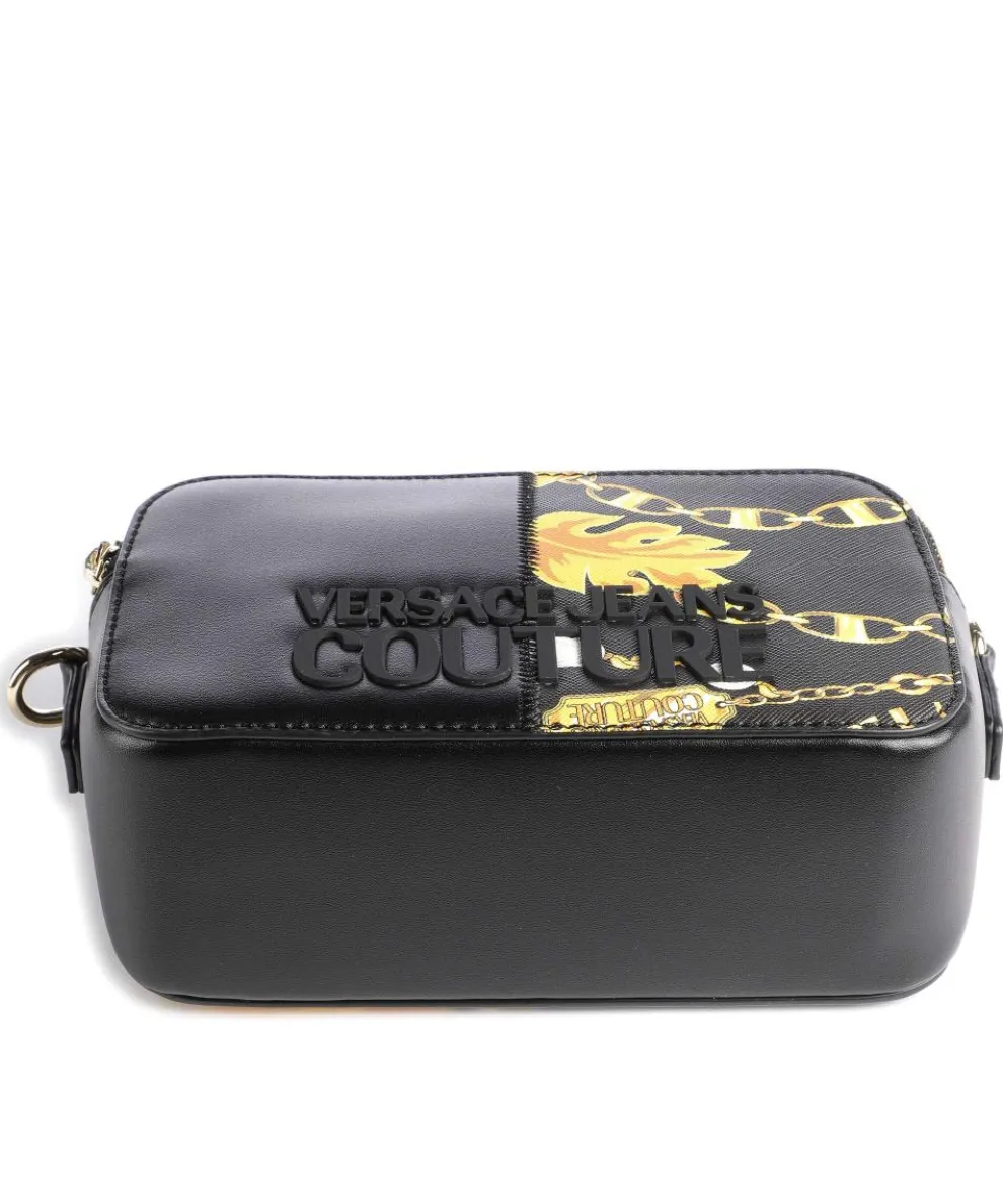 Rock Cut Umhängetasche Lederimitat schwarz