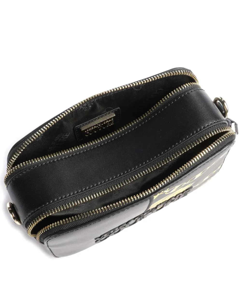 Rock Cut Umhängetasche Lederimitat schwarz