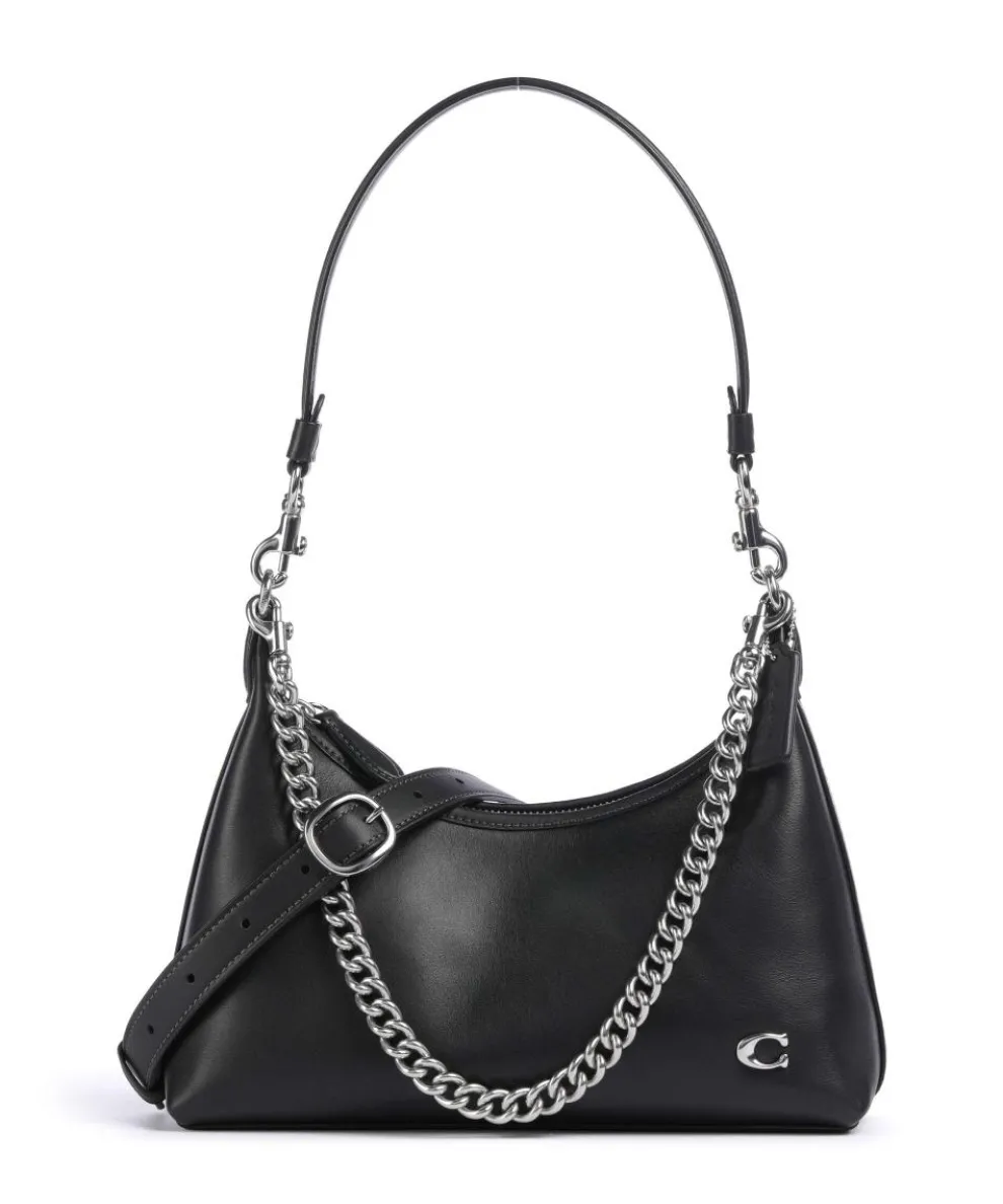 Juliet 25 Schultertasche Rindsleder schwarz